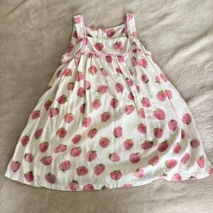 Cheeky Plum Clothing 🍓Strawberry Print Sleeveless Dress